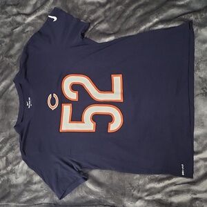 Mens XL Nike Chicago Bears NFL Khalil Mack #52 Tee shirt tshirt top blue orange